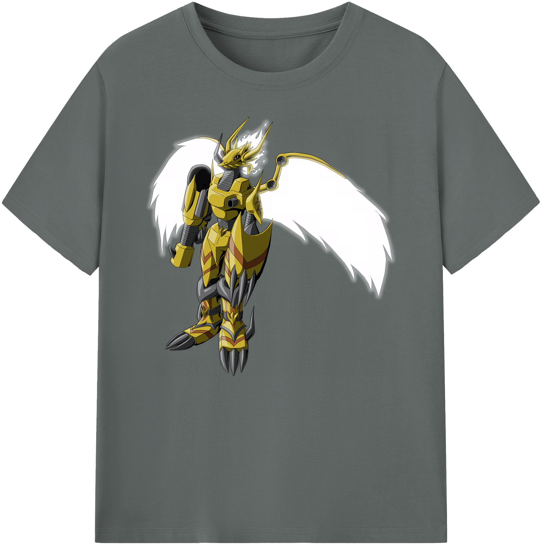 （画像用） Digimon デジタルモンスター/デジモン 綿100％ メンズ半袖Tシャツ｜肌触りやわらか＆通気性